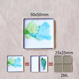 Watercolor Box Packaging Grid 0.5ml/1ml/2ml for TN Travel Box Magnetic Aluminum Palette Professional Paint Art Supplies