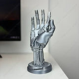 AOOKMIYA ART+ Creative Gifts Robotic Hand Statue Game Controller Stand Support Holder For Ps5s Xboxs Series Creative Desktop Decorations, Home Decor