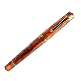 A76F-Moonman M800 Resin Fountain Pen Exquisite Acrylic Writing Inl Pen Golden Clip F Nib 0.5Mm Office School Stationery Gift Pen