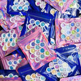 AOOKMIYA Pearl/Chameleon Watercolor Pig Test Points 9/12 Color Trial Sample Painting Calligraphy Nail Art Glitter Watercolor Art Supplies