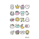 AOOKMIYA Small Waterproof Temporary Tattoo Sticker Colorful Leaf Flower Elephant Dolphin  Art Wrist Neck Women Kids Fake Mini Tatoo