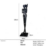 Hotel Lobby Large Figure Floor Ornaments Sales Office Model Room Window Abstract Art Soft Decoration Sculpture