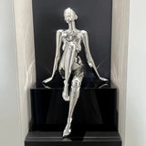 Modern Figurines Minimalism Art Miniatures Luxury Creative Ornaments for Bedroom Aesthetic Room Decor Original and Funny Gifts