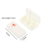 Empty Mini Palette Portable White Night Solid Watercolor Storage Box Ins Fresh Solid Paint Box Travel Painting Art Supplies