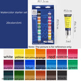 AOOKMIYA WINSOR&NEWTON Song Text Watercolor Paint Set 10/20 Color Set 5ML Tube Water Color Painting Art Painting Supplies
