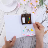 AOOKMIYA Hot Selling Portable Handmade Walnut Watercolor Palette Set with 8/15 Palettes, Very Suitable for Back to School Season  AOOKMIYA.COM