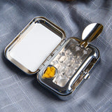 AOOKMIYA Travel Watercolour Paint Set - Mini Portable Paint Box with Watercolour Paint Dispenser 10 Grids Watercolor Palette  AOOKMIYA.COM