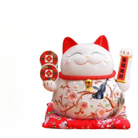 AOOKMIYA ART+ Creative Gifts Large Magpie Lucky Cat Home Living Room Decor Ornament Opening Electric Shake Ceramic Creative Lucky Cat Shop Gift