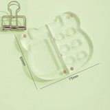 AOOKMIYA Butterfly Shape Acrylic Watercolor Palette Empty 8/10 Grid Mini Portable Watercolor Box Paint Tray Travel Painting Art Supplies