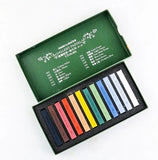 12 color pastels for sketching Chalk pastel stick Brush for sketching  Soft pastel stick Multi-color dust-free sketching brushes
