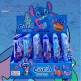 Stitch 36Pcs Gel Pen Cartoon Set Disney Cute Doll 0.7mm Black Diamond Pendant Acrylic Twist Pen Students Learn Stationery