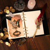 Butterfly Relief Notebook Loose Leaf Journal DIY Tools Gift Box Packaging It Is Very Suitable for Personal Use As A Gift