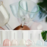 Quartz Transparent Hand Held Crystal Singing Bowl Color Handmade 7 Tone Yoga Meditation Bowl Decompression Percussion Instrument