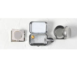 AOOKMIYA Mini Portable Paint Box Empty Box 10/16 Grid Palette Watercolor Moisturizing Box Student Artist Travel Painting  Art Supplies