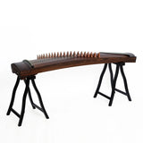 Guzheng Yellow Sandalwood Plain/Embroidered Guzheng Beginner Musical Instrument HHF-6