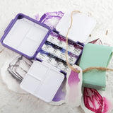 AOOKMIYA SeamiArt 12color Amethyst Professional Solid Watercolor Set Purple Color System with Wooden Painting Box Palette  AOOKMIYA.COM