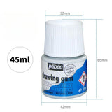 AOOKMIYA 45ml Pebeo Covering Blank Leaving White Drawing Gum Liquid Latex Masking Fluid for Ink Watercolor Gouache Painting Art Supplies