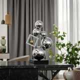 Luxury Stainless Steel Art Ornaments,Sculptures,Living Room Wine Cabinets,Niche Ornament,Hotel Office Entrance Decoration,Crafts