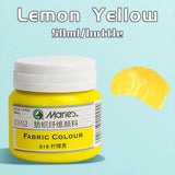 AOOKMIYA Marie's Fabric Paint 1 Bottle,50 ml 22 Colors for Clothes Permanent for Artists,Crafters for Shirts,Shoes,Jeans,Canvas Bags,DIY