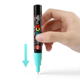 New 24Colors Japan UNI Posca Marker Pen PC-5M /PC/3M Art Supplies Stationery Painting Graffiti mManga Phone Case Tire Paper