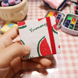 AOOKMIYA 100%Cotton Fabric Cover Watercolor Sketchbook 300g Handmade Watercolor Book Travel Portable Painting Paper Art Supplies