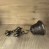 Copper Bell Meditation Accessories Nepalese Hand-carved Rattle Yoga Bell  Sound Healing Musical Percussion Instruments