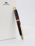 JINHAO 10 Press Fountain Pen Retractable EF/F Nib Metal With Clip Writing Ink Pen Converter School Supplies Stationery PK A1 A2