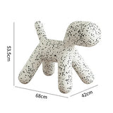 Nordic Creative Puppy Design Chair Plastic Children's Chair Cute Cartoon Kindergarten Dalmatian Dog Animal Stool Home Furniture