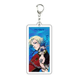 AOOKMIYA ART+ Creative Gifts Blue Lock Isagi Yoichi Acrylic Anime Keychain Bag Charms Pendant Jewelry Cute Creative Key Ring Friends Gift Figure Cartoon