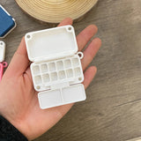 AOOKMIYA Portable Watercolor Palette Empty Collapsible Paint Box Student Travel Painting Sketching Paint Tray Artist's Art Supplies