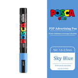 1-Pc Uni Posca Paint Marker Pen Medium PC-5M 29 Colors  Art Supplies Stationery Painting Graffiti Anime Poster  Advertising