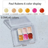 AOOKMIYA Watercolor Pigment Skin Color Series VanGogh/Schmincke/Mijello Acuarelas 0.5/1ml Flesh Color 6/12 Color Painting Art Supplies