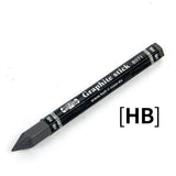 AOOKMIYA Hexagonal Graphite Pencil HB/2B/4B/6B Bold Wood-free Graphite Full Lead Rod Travel Sketching Portable Painting Art Supplies