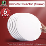 AOOKMIYA Marie's Round Prepared Canvas,Circular Blank Stretched Canvas for Acrylic,Gouache, Tempera,Flow Pouring Paint,for Childs,Adults