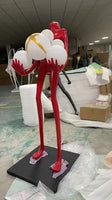 AOOKMIYA ART+ Creative Gifts Creative humanoid sculpture floor lamp ball designer exhibition hall living room lobby large figure FRP ornaments
