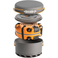 AOOKMIYA Genesis Basecamp Backpacking and Camping Stove Cooking System with Camping Cookware