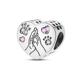 2025 Hot Sale Charms Bead 925 Sterling Silver Pink Butterfly Luminous Firefly Dangle Fit Bangle Bracelet Necklace DIY Jewelry