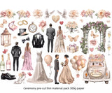 Wedding Sticker Decoration  Planner Stickers  Scrapbooking Stickers  Stickers Scrapbooking Flower Background Paper Mold