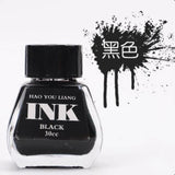 16-color Bottled Non-carbon Color Ink INK Pen Ink Ink 30ml Smooth and Non-blocking Nib School Supplies