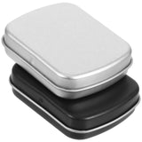 2pcs Watercolor Storage Box Paint Palette Portable Metal Mixing Tray Travel Case Compartments Lightweight Easy for Artists