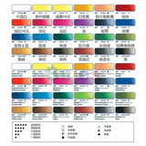 SCHMINCKE College Level Solid Watercolor, 24 Colors, Solid Watercolor Pigment Half pan, Single Piece Optional