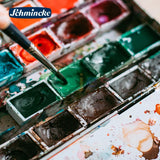SCHMINCKE Watercolor, Master level Solid half/full pan S2, High Quality, Strong Covering Power, Art Supplies