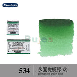 SCHMINCKE Watercolor, Master level Solid half/full pan S2, High Quality, Strong Covering Power, Art Supplies