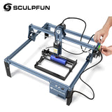 SCULPFUN S9 Laser Engraving Machine Ultra-thin Laser Beam Shaping Technology High-precision Wood Acrylic Laser Engraver Cutting