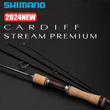 SHIMANO 2024 New CARDIFF STREAM PREMIUM 2 Section Stream Casting/Spinning Rod Portable Fishing Rod For Trout