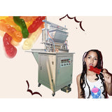 SS 306 Mini Jelly Bean Candy Making Machine /pectin Gummy Production Line Soft Jelly Candy Depositor For Candy Factory