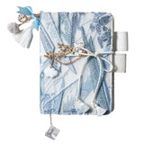 Embroidered Delicate Diary Booklet Notebooks for Students Girl's Heart Handbook Set Office WorkDiary Gift Giving School Supplies