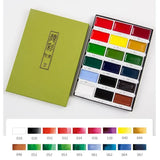 AOOKMIYA Kuretake Solid Watercolor Paint Set 12/24/36/48 Colors Professional Water Color Paints For Painting Art Supplies  AOOKMIYA.COM