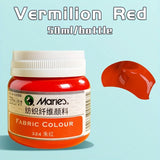 AOOKMIYA Marie's Fabric Paint 1 Bottle,50 ml 22 Colors for Clothes Permanent for Artists,Crafters for Shirts,Shoes,Jeans,Canvas Bags,DIY