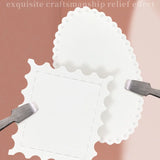 AOOKMIYA Cotton Pulp Blank Stamps Watercolor Paper 300g Stamps Postcards Ticket Stubs Portable Sketch Drawing Art Supplies